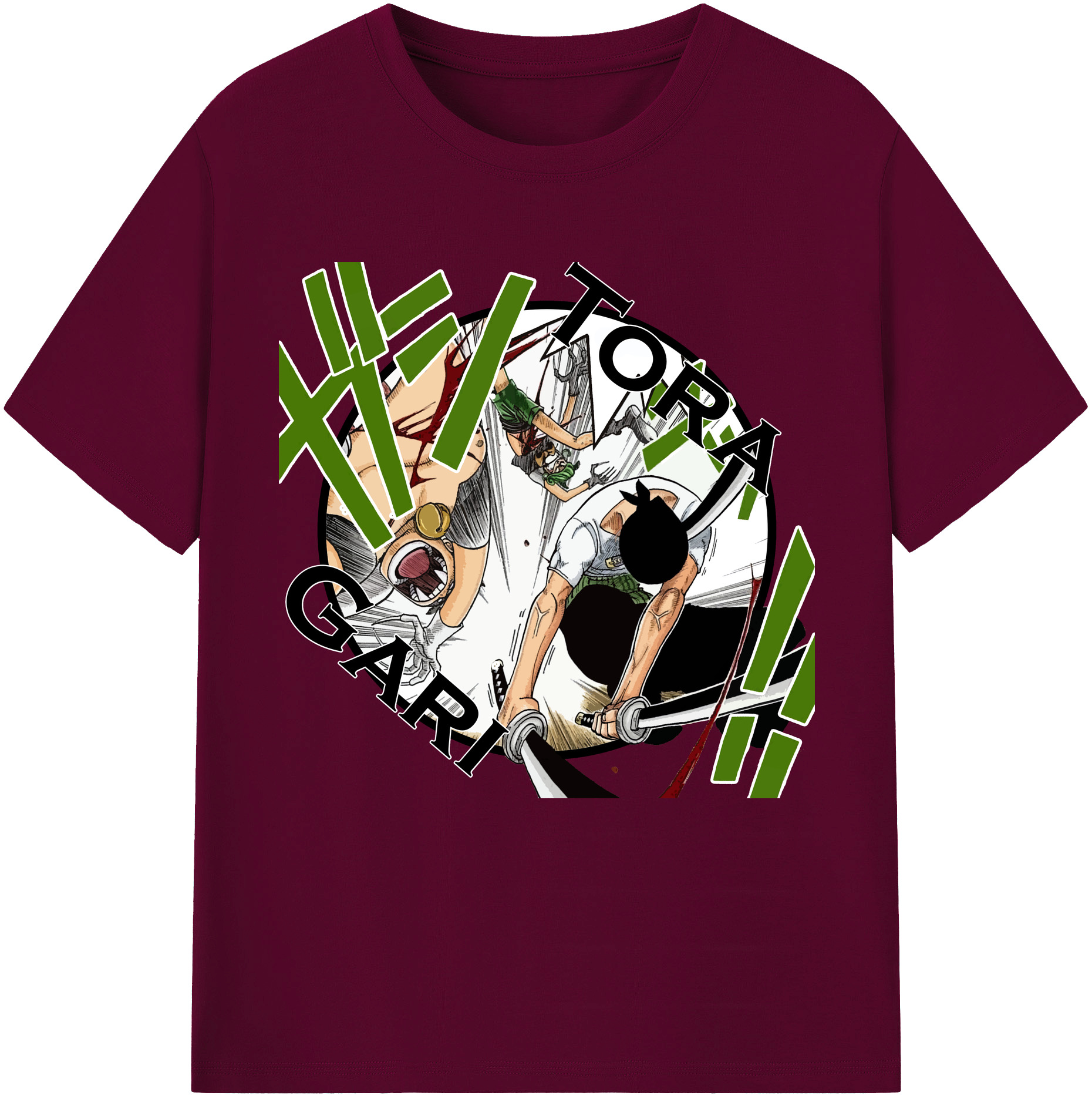 ワンピース ロロノア・ゾロ ONE PIECE Roronoa Zoro レディースカジュアルプリントTシャツ（綿100％）